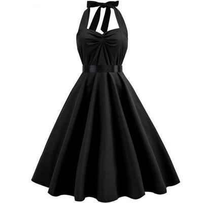 Vestido Negro De La Vendimia