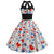 Vestido De Fiesta Pin-Up Vintage