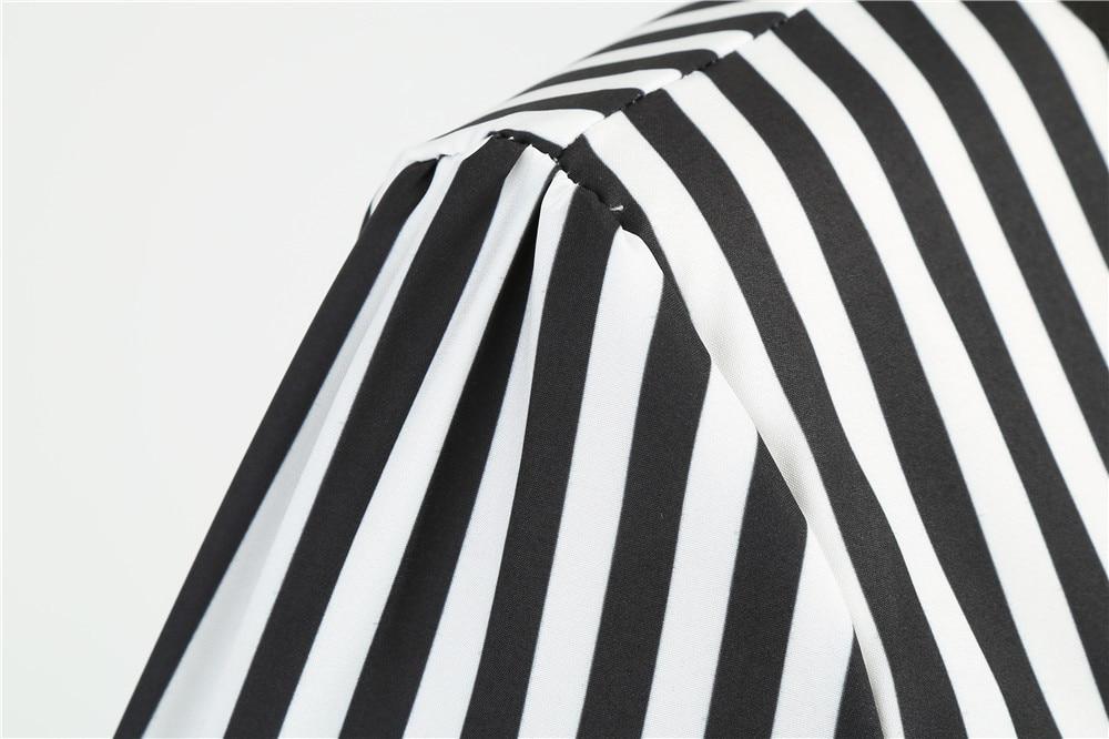 Vestido Retro Vintage Blanco Y Negro