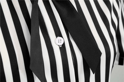 Vestido Retro Vintage Blanco Y Negro
