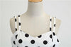 Vestido Vintage Rockabilly Lunares Blanco