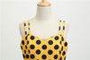 Vestido Vintage Rockabilly Amarillo Lunares