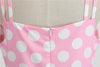 Vestido Vintage Rockabilly Rosa Lunares