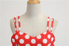 Vestido Rockabilly Vintage Rojo Con Lunares Blancos