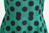Vestido Vintage Rockabilly Guisantes Verdes