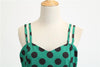 Vestido Vintage Rockabilly Guisantes Verdes
