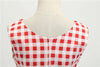 Vestido Vintage Rojo Y Blanco