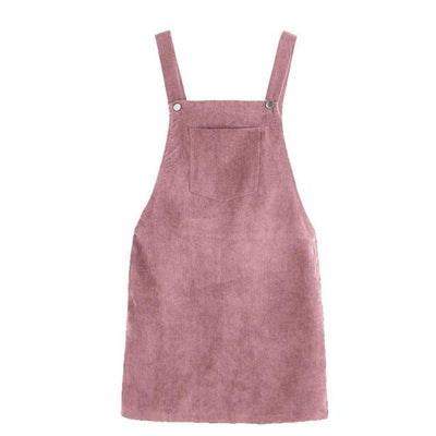 Vestido Adolescente Vintage Terciopelo Rosa