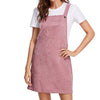 Vestido Adolescente Vintage Terciopelo Rosa