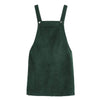 Vestido Adolescente Terciopelo Vintage Verde