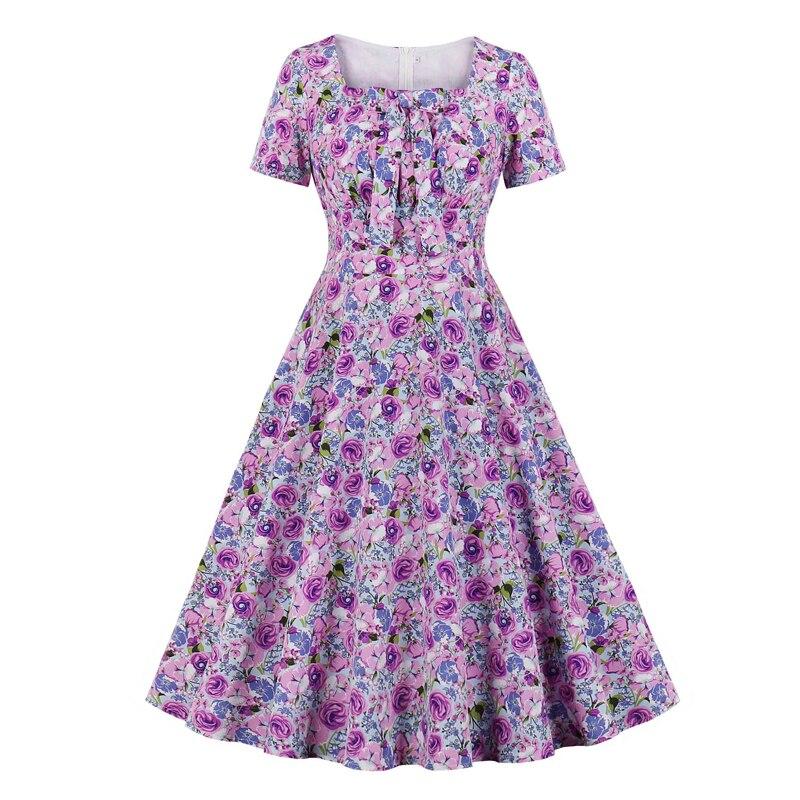 Vestido Vintage 50s Morado