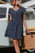 Vestido Azul Marino Vintage