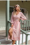 Vestido Largo Gasa Vintage