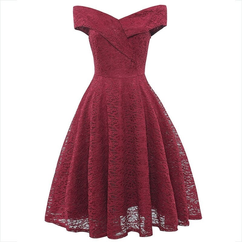 Vestido Rockabilly De Encaje