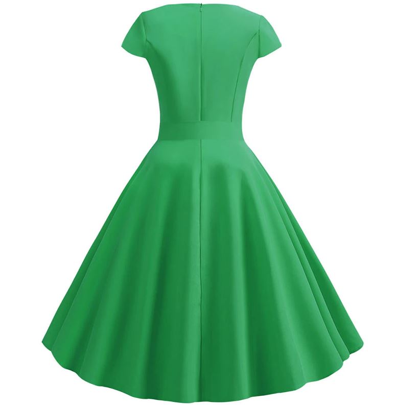 Vestido Vintage 60s Verde